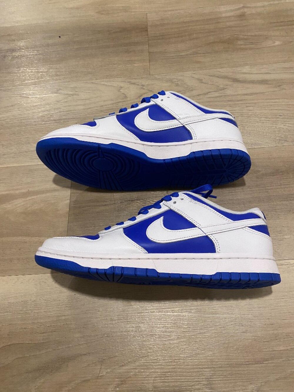 Nike Dunk Low Retro Royal Blue White DD1391-401 Men's Size 9 Excellent Condition - Picture 4 of 14